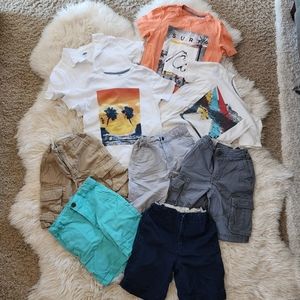Old Navy/Gap/Tucker + Tate Boys Sz 6 Lot 4 shirts/5 shorts